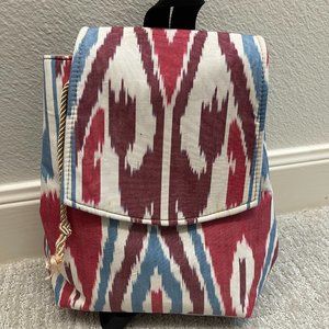 | Ikat Bag | Cotton backpack | Mini Backpack | Ikat Handbag | Women Bag |